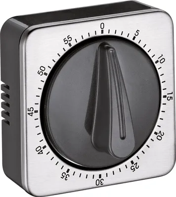 Produktbild von Cilio CUBE Küchen-Timer Edelstahl magnetisch 60 Minuten gut lesbar