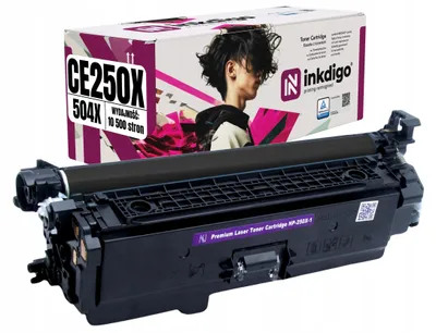 Produktbild von Inkdigo Toner CE250X für HP Color LaserJet CM3530FS MFP, CM3530mfp, CP3525, CP3525DN – Schwarz, 10500 Seiten,
