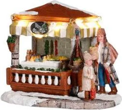 Productafbeelding van Olives market battery operated l12xb9xh10cm Kerst Luville