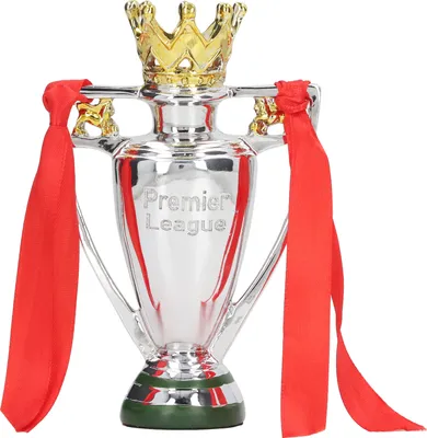 Obrázok produktu pre Replika futbalového pohára Európskej ligy, trofej 16 cm, ornament víťaza Premier League, suvenír pre fanúšikov s konfektami (farba náhodná)