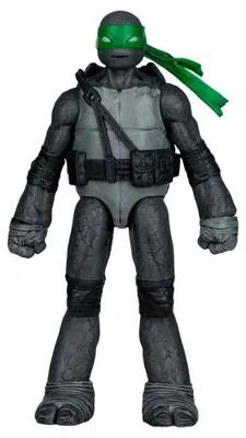 Image de Teenage Mutant Ninja Turtles Page Punchers Figurine Donatello (noir, blanc et vert) (édition platine rouge) 13 cm