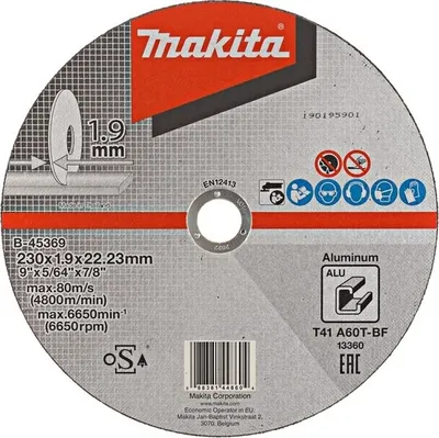 Produktbild von Makita Trennscheibe 230X1,9Mm Alu B-45369
