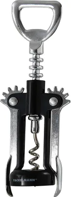 Produktbild von FMprofessional 21491 Hebelkorkenzieher 16 cm schwarz / Korkenzieher / Entkorker