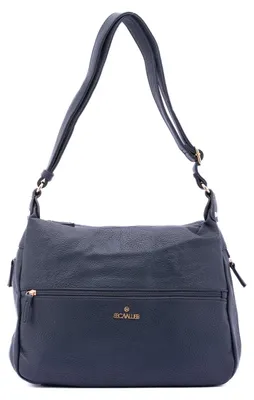 Produktbild von Schultertasche Damen B Cavalli Kunstleder mit Reißverschluss 35x26x11 cm Nero UNICA