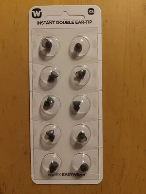 Obrázok produktu pre Widex Instant Double Ear-Tip veľkosť XS v blistri po 10 kusov pre zariadenia Ex