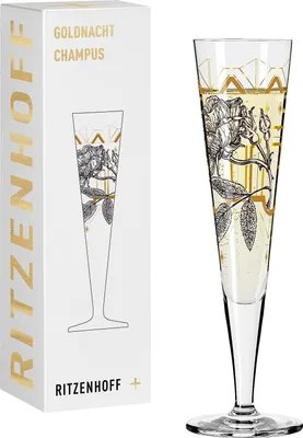 Produktbild von Goldnacht Champagnerglas #29 Von Lisa Hofgärtner