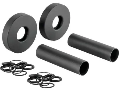Obrázek produktu pro Rozeta na topná tělesa Ø 50 mm nerez černá 1 Pár