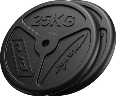 Obrázek produktu pro Marbo Sport 50 kg sada štíhlých litinových závaží Litinové závaží s otvorem ø30/31 mm / 2 x 25 kg