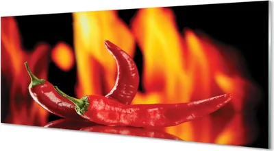 Produktbild von Glasbilder 125x50 Wandkunst würziger Pfeffer