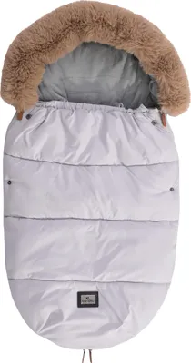 Produktbild von Lorelli LUXE Thermo-Fusack Kinderwagen  wasserabweisend, Fleece, Gurtschlitze, 2-Wege-Reiverschluss, Kapuze mit abnehmbarem Fell, 8846 cm