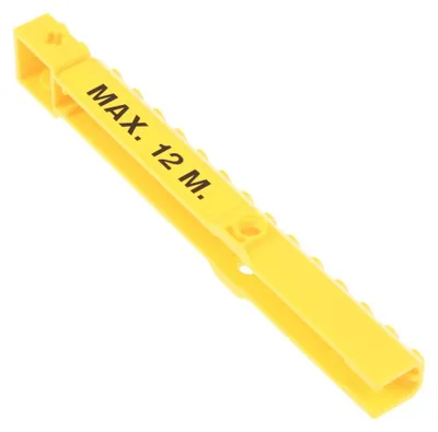 Produktbild von 1x Lego Kran Arm gelb Ausleger Sticker beidseits 'MAX.12 M.' 8292 57779pb007