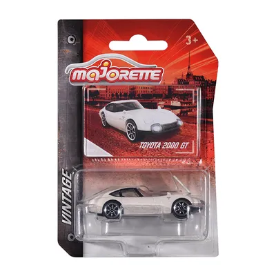 Obrázek produktu pro Majorette 212052010Q08 - Vintage Toyota 2000 GT, bílá barva