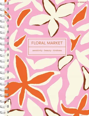 Zdjęcie produktu dla Kołozeszyt Top 2000 Floradelic A5 80 kartek w kratkę