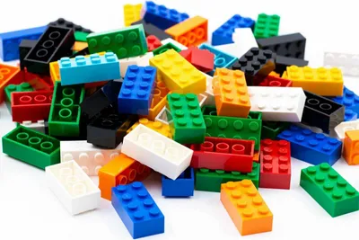Produktbild von 50x bunt gemischte 2x4 Steine