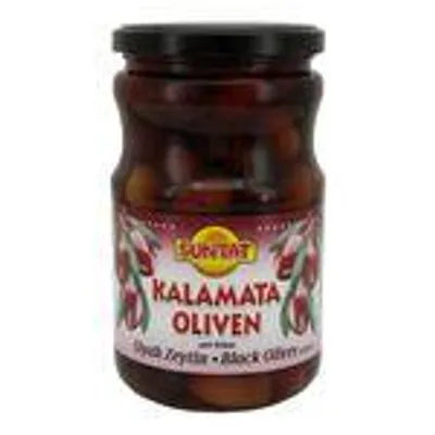 Suntat Kalamata Oliven mit Stein 700g - Griechische Kalamata-Oliven