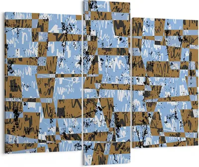 Produktbild von Bild auf Leinwand - Leinwandbild - Abstraktion modern - 95x80cm - Wand Bild - Wanddeko - Wandbilder - Leinwanddruck - Bilder - Kunstdruck - Wanddekoration - Leinwand bilder - Wandkunst - CB95x80-3729