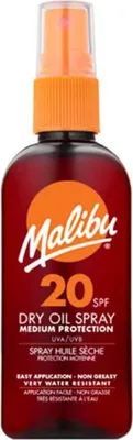 Image de Malibu Dry Oil Spray SPF20 Bronzing Sunscreen Oil 100ml