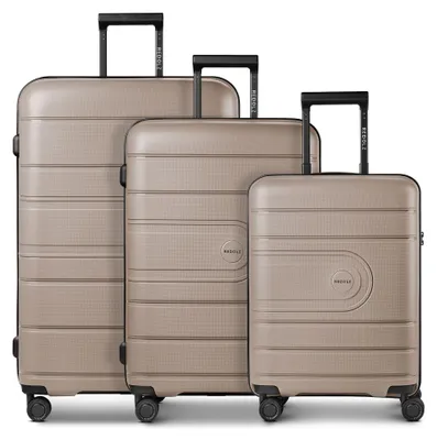 Produktbild von Redolz Essentials 11 4 Rollen Kofferset 3-teilig mit Dehnfalte