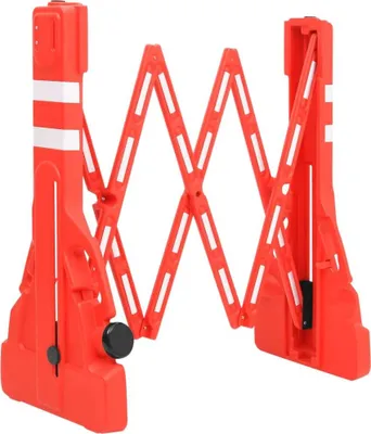 Immagine prodotto di vidaXL Barriera pieghevole rossa 210x50x105 cm