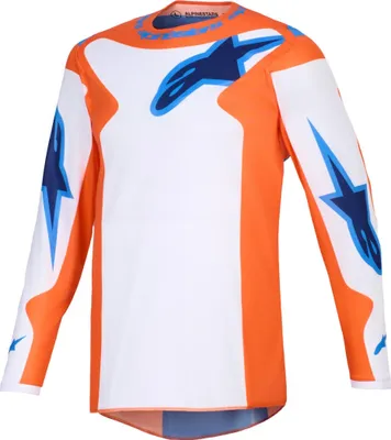 Zdjęcie produktu dla koszulka FLUID GRID, ALPINESTARS (pomarańczowa/niebieska, rozmiar M)