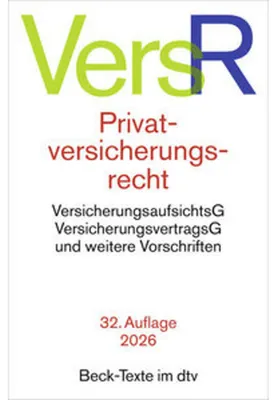 Immagine prodotto di Privatversicherungsrecht. VersR