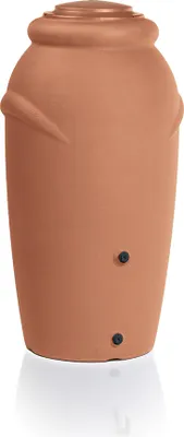 Produktbild von Fortena Regenwassertonne 210L Regentank Amfora Regenbehälter Regentonne höhe 113x56x59,6cm Wassertank (Ziegel)