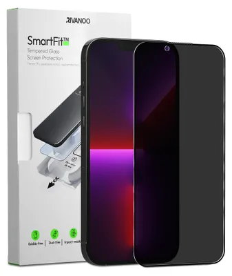 Produktbild von 1-Pack iPhone 13 Pro Displayschutzfolie Privacy - Gehärtetes Glas | [Automatische Installation] - Blasenfrei