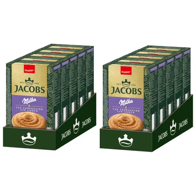 Produktbild von JACOBS Löskaffee Typ Cappuccino Milka* Geschmack 10 x 8 Sticks - 80 Getränke