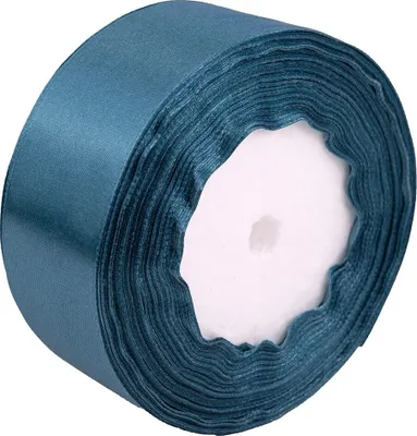 Produktbild von Satinband 38 mm - Blau - 32 Meter