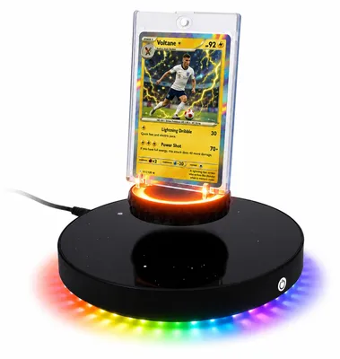 Produktbild von Magnetisches Schwebendes Display für Karten 360° – Mit Kartenhalter & LED Basis