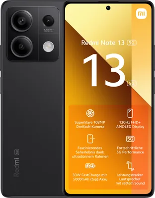 Obrázek produktu pro Xiaomi Redmi Note 13 5G 256 GB Dual-Sim Graphite Black