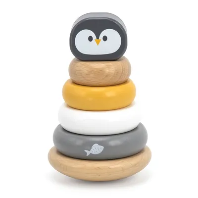 Produktbild von PolarB Penguin Stacker, 1 Jahr(e), Holz, Mehrfarbig