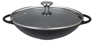 Produktbild von Küchenprofi Wok Glasdeckel-Kp415001030/schwarz