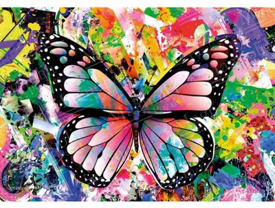 Produktbild von Magnolia Puzzle Colorful Butterfly - 1000 Teile Puzzle