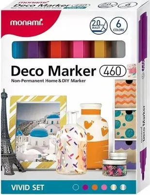 Produktbild von Markery akrylowe Deco Marker 6kol lebendig MONAMI