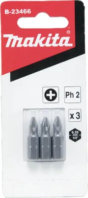 Zdjęcie produktu dla Makita Zestaw bitów PZ 25 mm 3 szt. - B-24527