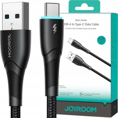 Image de Cable Joyroom Starry Series Sa32-Cl3 30W Usb-C / Lightning 1M - Czarny