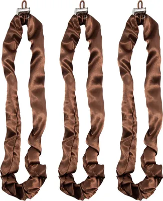Produktbild von INF Set mit 3 braunen Haargummis - Elegant und haarschonend