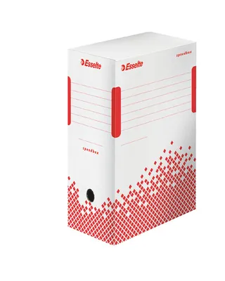 Produktbild von Archívny box Esselte Speedbox 150mm biely/červený