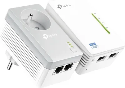 Produktbild von Tp-Link, WLAN-Repeater N300 Kit mit 600 Mbps Powerline-Adapter, Weiß