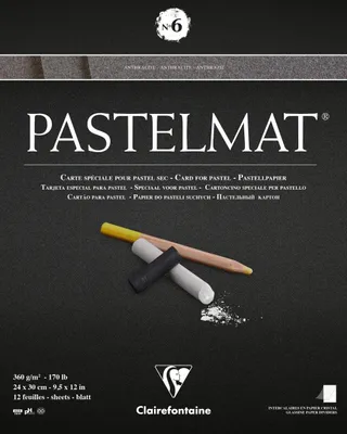 Image de Clairefontaine Pastelmat N°6 24x30cm 360g 12Bl