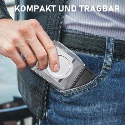 Productafbeelding van Precisieweegschaal 0,001 g/100 g, oplaadbare milligram-weegschaal