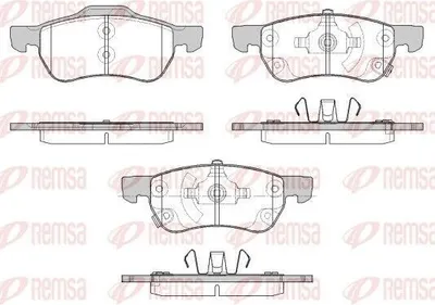 Obrázek produktu pro REMSA 1693.12, sada brzdových destiček, přední, pro vozidla MG ZS SUV