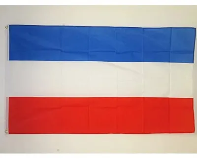 Flagge Serbien und Montenegro 90x60 cm Polyester 100D 2 Ringe