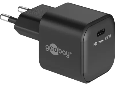 Produktbild von goobay 45 W USB-C PD GaN Schnellladegerät Nano, Ladegerät