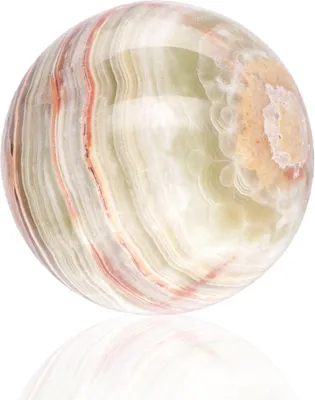 Produktbild von Mehrfarbige Onyxkugel 100% Naturstein 5 cm Dekokugel