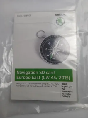 Produktbild von Original SKODA Navigations SD-Karte Europa Ost (KW 45/2015) 3T0051255Q