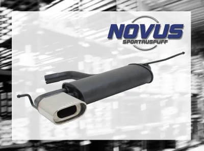 Produktbild von Novus Sportauspuff für Audi A3 / VW Golf 5 / VW Golf 6 / VW Scirocco 135x75mm