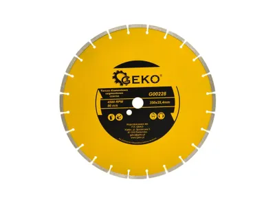 Obrázek produktu pro Kotouč diamantový řezný segmentový, 350x8x25,4mm GEKO