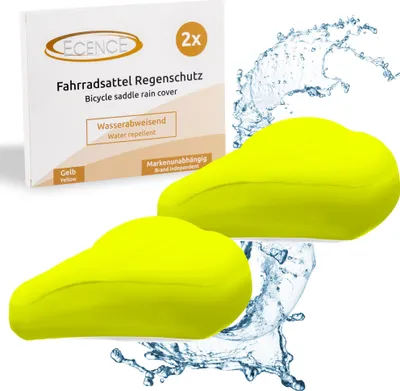 Produktbild von ECENCE 2x Fahrrad-Sattel Regenschutz Fahrradsattelüberzug Fahrradsattelregenhülle Sattelregenschu